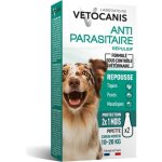 Pipettes préventives antiparasitaires - vetocanis - x2 - pour chiens moyens Pipettes préventives antiparasitaires - vetocanis - x2 - pour chiens moyens