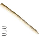Poteau de clture en noisetier - floranica - hauteur 90 cm - piquet en bois rond - couleur beige