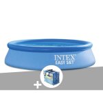 Kit piscine autoport�e intex easy set 244 x 061 m + b�che � bulles
