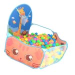 Piscine à balles - omabeta - tente pliable - motif girafe - panier de basket - polyester respirant Piscine à balles - omabeta - tente pliable - motif girafe - panier de basket - polyester respirant