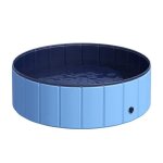 Pawhut - piscine chien - pvc - 100x100x30cm - bleu
