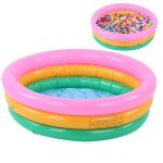 Piscine pour enfants gonflable vingvo - forme ronde - couleur vive - pvc de qualit suprieure