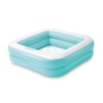 Piscine gonflable carr�e bleu - intex