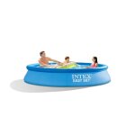 Piscine gonflable intex easy set avec pompe de filtration - 305x61 cm - ronde - bleu