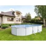 Trigano piscine métal hors sol saphir - 790 x 485 x 120 m - blanc Trigano piscine métal hors sol saphir - 790 x 485 x 120 m - blanc