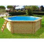 Piscine en pin hors sol hawai - 4. 10 x 1. 18 m