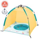 Ludi piscine minute et tente anti uv50 prot�ge du soleil du vent et du sable. d�s 10 mois