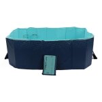 Piscine pliable gante vgeby - blanc - pour enfants  partir de 3 ans - forme rectangulaire - matriau ...