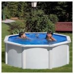 Piscine hors - sol acier gre fidji ronde �240x120 cm - capacit� : 240 x 120 cm - filtre � sable