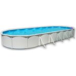 Piscine hors sol ovale en acier - toi - mallorca - 55000l - filtre à sable - skimmer Piscine hors sol ovale en acier - toi - mallorca - 55000l - filtre à sable - skimmer