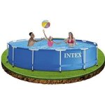 Piscine tubulaire intex frame 366x76 - capacit� 6503l - acier - hors - sol