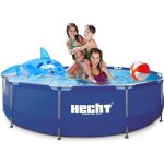 Piscine tubulaire ronde hecht 3476 bluesea - � 3m - cadre en acier