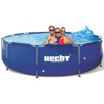 Piscine tubulaire hors sol ronde 360x76cm - hecht - bluesea - haute stabilit� - r�sistant aux uv - 6125l ...