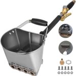 Pulv�risateur de pl�tre - vevor - 4 buses � pulv�riser - acier inoxydable - l�ger - compact