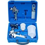 Pistolets de pulvrisation hvlp - vidaxl - 2 pcs - capacit cuve 06 l - dbit 80 l / min - pneumatique ...