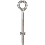Piton à boulonner en acier inoxydable - ø 8 x 130 mm Piton à boulonner en acier inoxydable - ø 8 x 130 mm