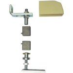 Pivot de portail m�tallique - g�n�rique - s�rie 100 - r�glable - tube 40x40mm - 150kg max