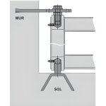 Pivot de portail metallique serie 400