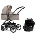 Pixini poussette kalani 3en1 set taupe - avec sige auto i - size (r129)