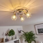 Plafonnier - hofstein - orebro - 3 spots orientables - m�tal chrom�