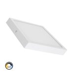 Plafonnier led carr 18w extra - plat cct slectionnable 205x205 mm slectionnable (chaud - neutre - ...
