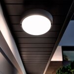 Plafonnier led extérieur rond 15w hublot black ip65 Ø140 mm 4000k blanc neutre Plafonnier led extérieur rond 15w hublot black ip65 Ø140 mm 4000k blanc neutre
