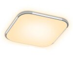 Plafonnier led - hengmei - 24w - d�tecteur de mouvement - blanc chaud - int�rieur