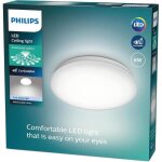 Plafonnier led - philips - moire - 6w - blanc froid 4000k - design contemporain