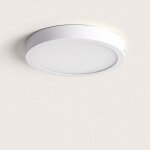Plafonnier led rond 18w extra - plat (cri90) microprismatique cct s�lectionnable (ugr17) �205 mm s�lectionnabl ...