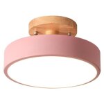 Plafonniers moderne led luminaire nordique en bois luminaire intrieur cuisine salon chambre salle de ...