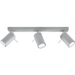 Plafonnier ring 4 gu10 led lampe murale moderne loft design spot - gris