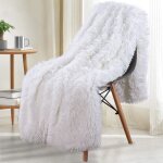 Plaid super doux + couverture polaire sherpa plaid pelucheux et confortable plaid de canap dcoration ...