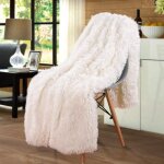 Plaid super doux + couverture polaire sherpa plaid pelucheux et confortable plaid de canap dcoration ...
