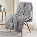 Plaid super doux + couverture polaire sherpa plaid pelucheux et confortable plaid de canap dcoration ...