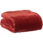 Plaid - housse de r�ve - saya - rouge - 130x160 cm - polyester