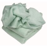 Plaid en laine mohair tr�s douce vert clair 130x180 cm