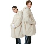 Plaid pull sweat à manche et capuche avec poche ? taille unique 118 x 85 cm adulte homme et femme - intérieur ... Plaid pull sweat à manche et capuche avec poche ? taille unique 118 x 85 cm adulte homme et femme - intérieur ...