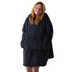 Plaid pull sweat à manche et capuche avec poche ? taille unique - adulte mixte - intérieur sherpa - coloris ... Plaid pull sweat à manche et capuche avec poche ? taille unique - adulte mixte - intérieur sherpa - coloris ...