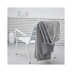 Plaid xl � effet velours c�tel� - 150 x 200 cm