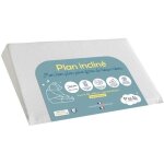 Plan inclin bb 60x35 cm - ptit lit - limite les reflux - anti acariens - inclinateur 10 - dhoussable ...
