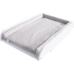 Plan  langer roba - taupe kariert -  mettre sur lits de bb - 49x82cm