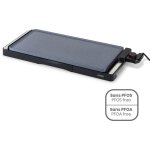 Plancha cramique - livoo - doc320 - 2200w - plaque amovible en fonte - thermostat ajustable