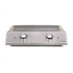 Plancha lectrique inox 2 thermostats - livoo - doc302 -