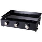 Plancha gaz 3 bruleurs refroidi 6kw - 59. 5x36. 5cm - friodis
