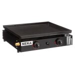 Plancha gaz 2 feux - neka - acier émaillé - allumage électronique - surface de cuisson 44x36 cm Plancha gaz 2 feux - neka - acier émaillé - allumage électronique - surface de cuisson 44x36 cm