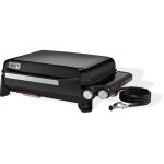 Plancha  gaz - weber - 56 cm - 468kw - acier maill - 2 brleurs en acier inoxydable - allumage pizo ...
