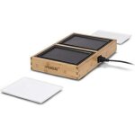 Plancha individuelle dinner4all princess 104020 - habillage en bambou - pour 2 personnes - bois