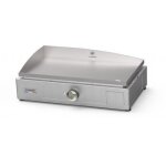 Le marquier plancha �lectrique inox plte160i 160 ? 6?10 personnes plaque inox perfor�e