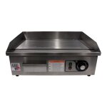 Plancha � snacker electrique 540mm dessus chrome - l2g