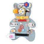 Planche activit� montessori tableau occup�e busy board montessori jeux pour apprendre la motricit� fine ...